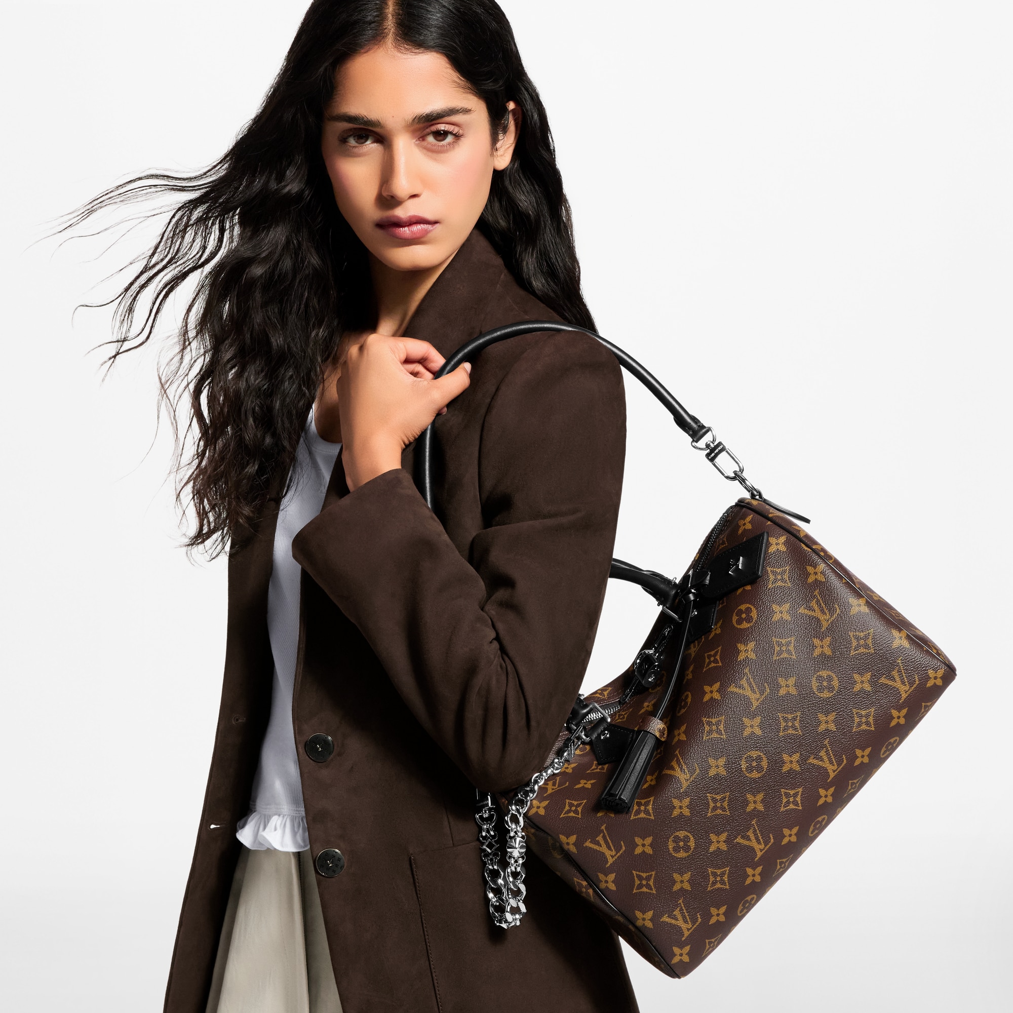 Speedy Soft 30 Dark Monogram - Handbags | LOUIS VUITTON